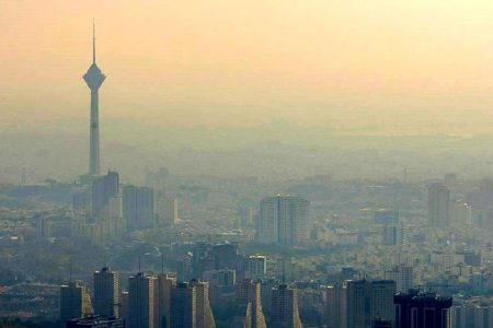وضعیت هوای تهران به حالت قرمز رسید