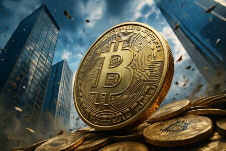 کاهش قیمت بیت کوین هم‌زمان با رشد بازارهای سنتی
