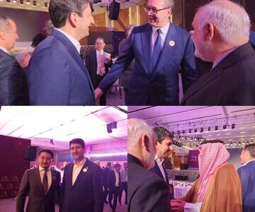 دیدار و رایزنی های وزیر ارتباطات در حاشیه اجلاس «تأثیر هوش مصنوعی ۲۰۲۶» دیدار و رایزنی های وزیر ارتباطات در حاشیه اجلاس «تأثیر هوش مصنوعی ۲۰۲۶»