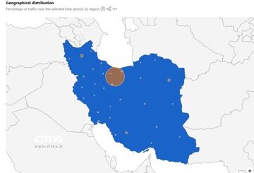 تمرکز ۹۱ درصدی ترافیک اینترنت در تهران