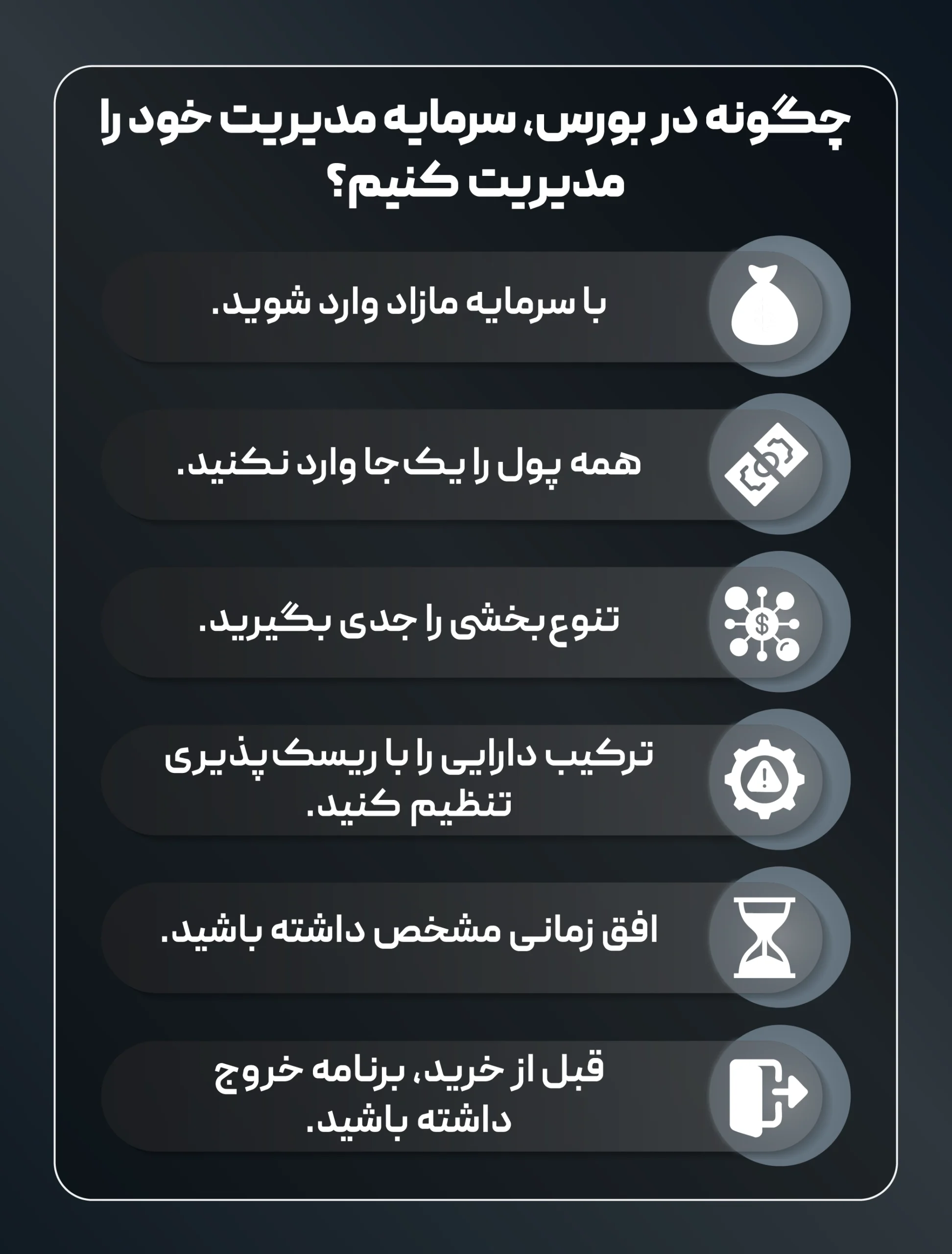 چگونه در بورس، سرمایه مدیریت خود را مدیریت کنیم؟ چقدر سرمایه برای ورود به بورس لازم است؟