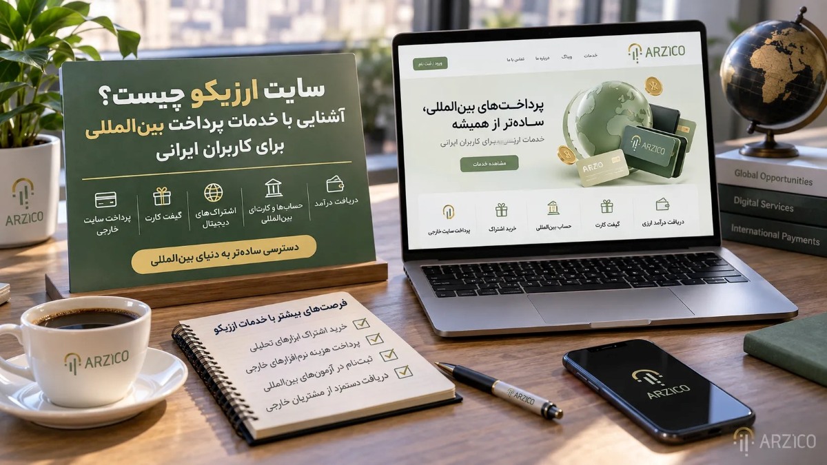 سایت ارزیکو چیست؟ آشنایی با خدمات پرداخت بین‌المللی برای کاربران ایرانی | ارزیکو