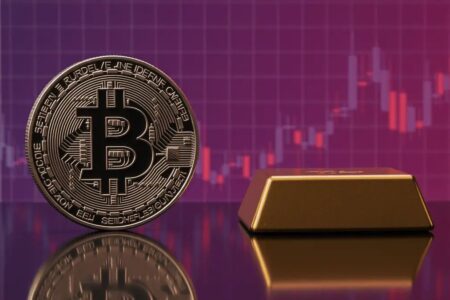 ریزش قیمت بیت کوین همزمان با کاهش نیم تریلیون دلاری ارزش بازار طلا و نقره